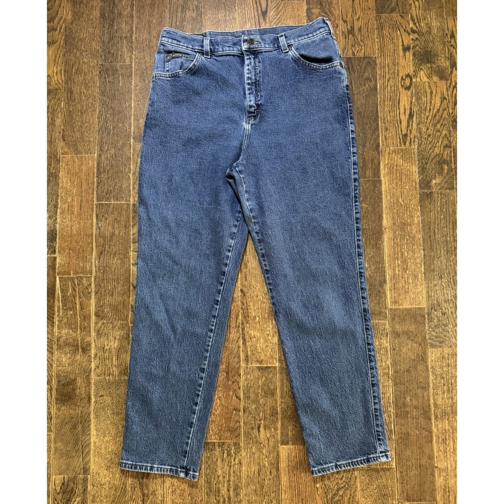 Riders Tapered Leg Jeans Womens 12 Blue Excellent High Rise W30xL27
